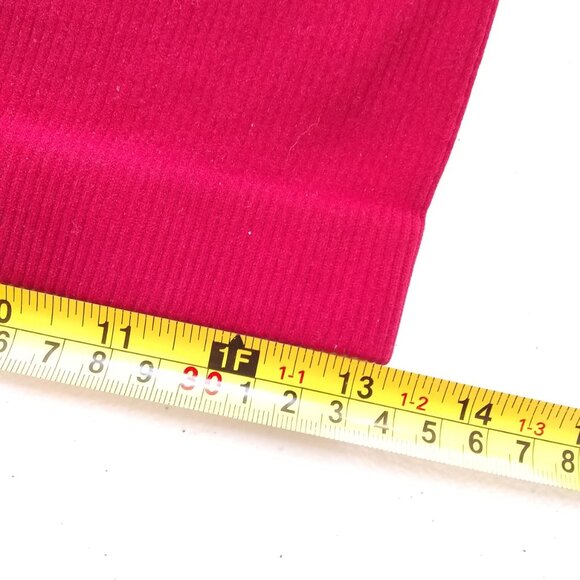 2X/3X Zenana Cranberry Ribbed Crop Top/Bralette/ Sportsbra & Matched Earrings - Picture 7 of 11